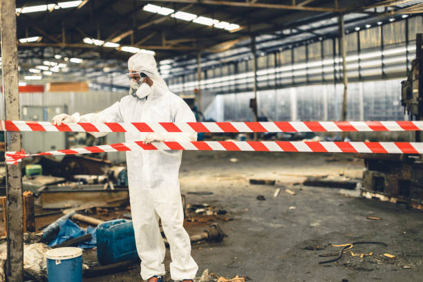 Professional Crime Scene Cleanup technician working in Randolph, NJ